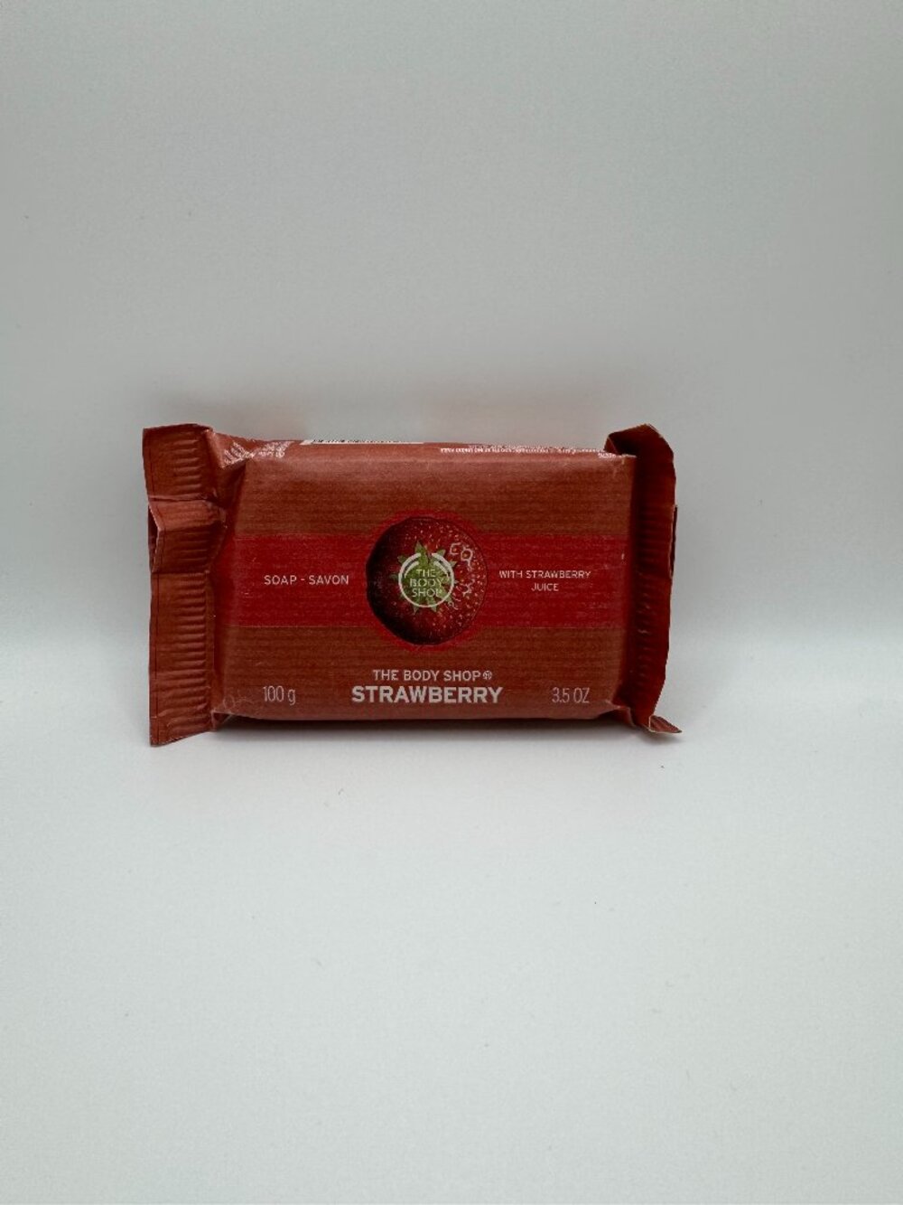 The Body Shop Strawberry Soap With Strawberry Juice 100g/3.5oz. New